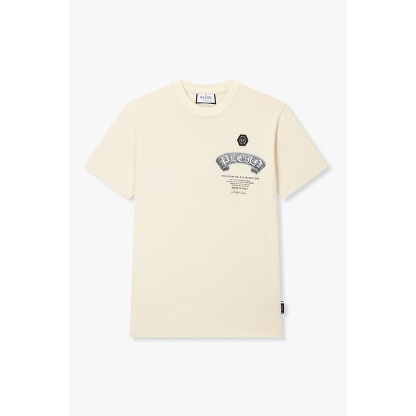 플레인 배너 바로크 스컬 티셔츠 8615301105000