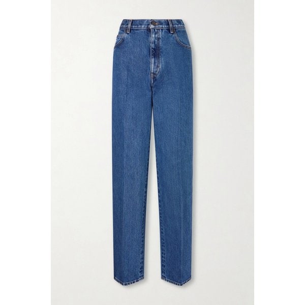 브룩 하이웨이스트 스트레이트 진 다크 데님 46376663162891038