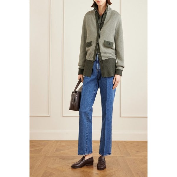 브룩 하이웨이스트 스트레이트 진 다크 데님 46376663162891038