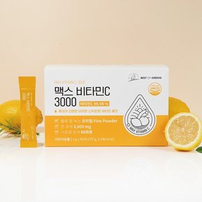 베스트오브그린 맥스 비타민C 3000 3g x 90포 (3개월분)