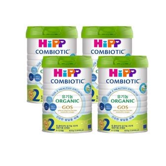 HiPP 힙 콤비오틱 유기농 분유 2단계 800g X 4캔