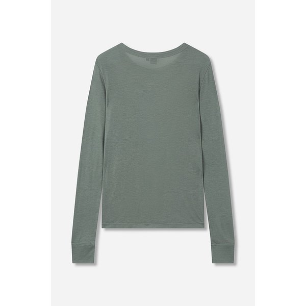 울 블렌디드 라운드 넥 티셔츠 J916202516042