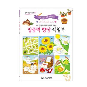 어르신 치매예방 집중력 향상 색칠북