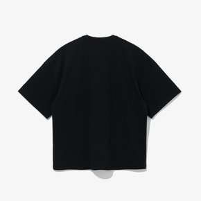 [스타필드하남] 에센셜 임브로이더리 오버핏 티셔츠 블랙