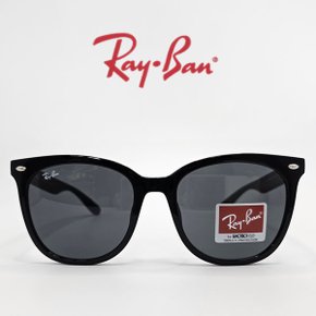 [RAY BAN] 레이밴 RB4379D 601/87 레이벤 오버핏 뿔테사각선글라스