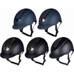 독일 HKM 승마헬멧 승마용품 1851248 Mens Sydney Riding Helmet Dark Blue/Rose Gold S