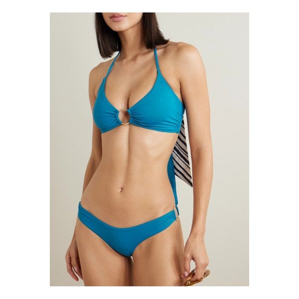 멜리사 오다바시 함부르크 장식 비키니 브리프 틸 블루 1647597352552517