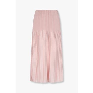 ARMANI EXCHANGE 여성 플리티드 폴리 밴딩 스커트(A424342502)핑크
