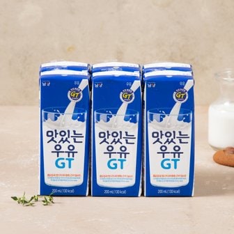 남양 맛있는우유GT 멸균 200ml*6