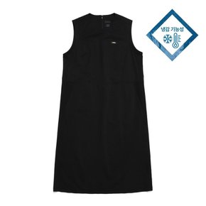 [여주점] N242WOP070 여성 쿨링 원피스 카본 블랙