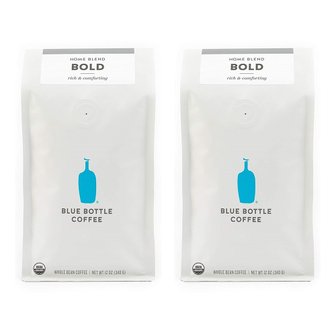  [해외직구]블루보틀 볼드 원두커피 훌빈 다크로스트 340g 2팩 Blue Bottle Bold Home Blend Whole-Bean Darker Roast 12oz