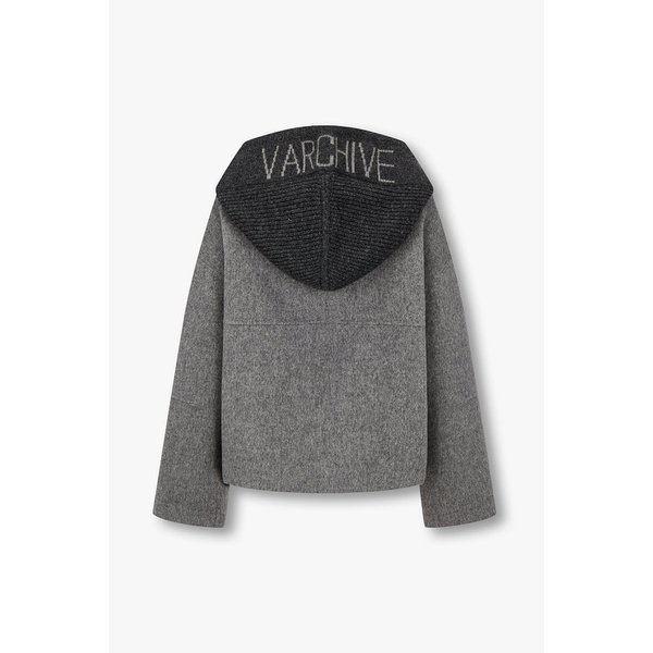 캐시미어 울 블렌드 디태처블 후드 자켓 7126110100172