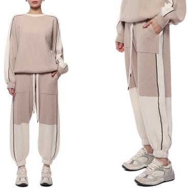 브루넬로쿠치넬리 22FW 여성 모닐리 캐시미어 조거팬츠 (M12147299 CNX66 22F)
