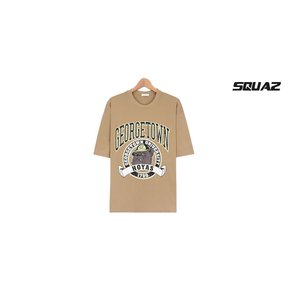 반팔티 STW122 4COLOR 남여공용 라운드티 오버핏 여름반팔