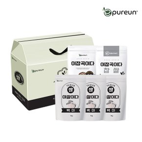 [바로배송][선물세트] 이쌀이다 백미 1kg X 3개+국산귀리1kg+국산찹쌀 1kg
