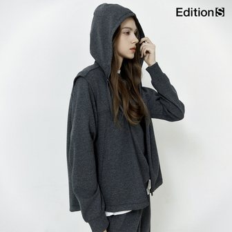 에디션S [25FW 최신상]에디션S 소프트 셋업 3종(후드베스트+풀오버+팬츠)