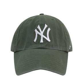 47브랜드 MLB 엠엘비 NY 뉴욕양키스 클린업 빅 로고 볼캡 모자 모스그린 B-RGW17GWS-MSA