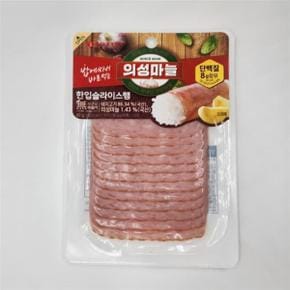 롯데 의성마늘 슬라이스햄 60g