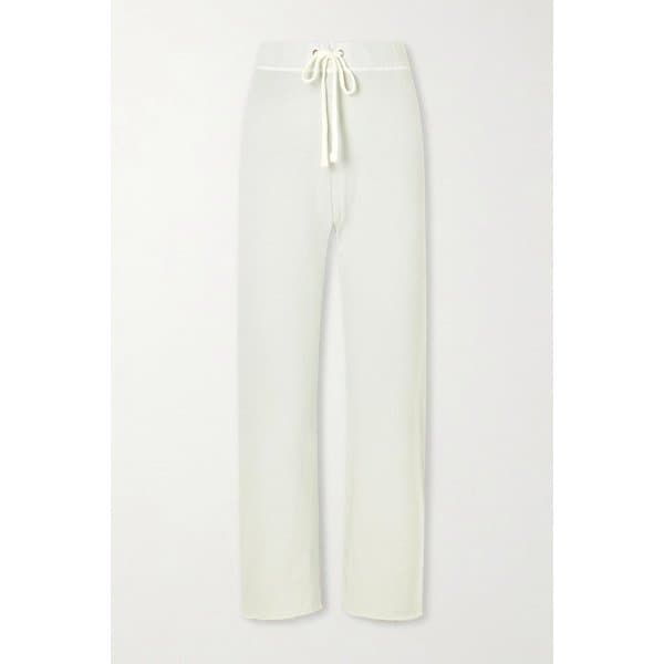 크롭 브러시드 코튼 테리 트랙 팬츠 46376663163049420