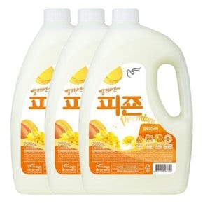 피죤 섬유유연제 옐로미모사 2500ml X 3개