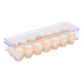  투명 에그트레이 14구 달걀케이스 냉장고 계란수납 계란통