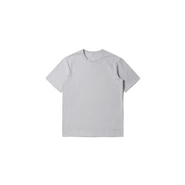 커스텀멜로우 그레이 라벨 솔리드 반팔 티셔츠 C9TAX24411GYX