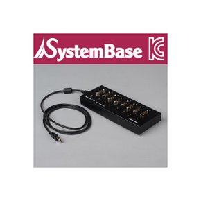 [Multi-8/USB RS232(Male)] SystemBase(시스템베이스) 8포트 USB 시리얼통신 어댑터, RS232 컨버터 Male