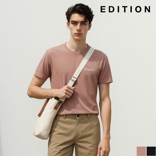 [에디션] USA 코튼 그래픽 반팔 티셔츠_D (NNC2TR1994_D)