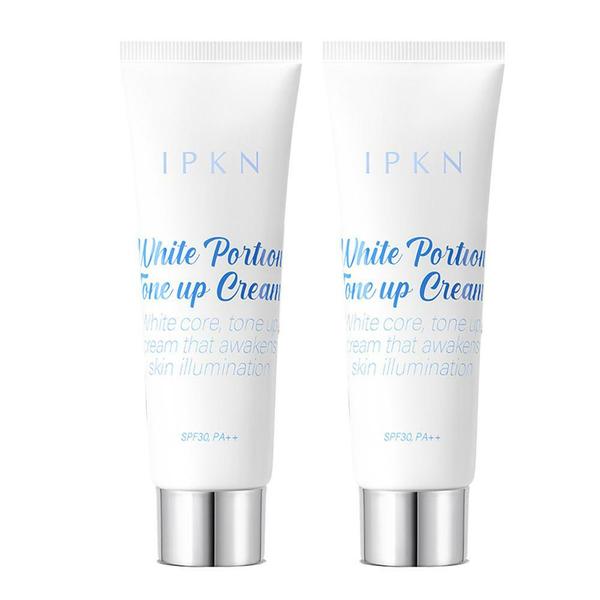 화이트 포션 톤업 크림 50ml 1+1 자외선차단 톤결정 보정템 3중기능성