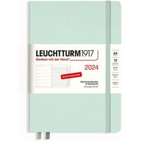 독일 불렛저널 로이텀 다이어리 위클리 노트 LEUCHTTURM1917 367708 Weekly Calendar Notebook M