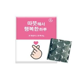 해피원 포켓 미니 핫팩 45g 30개 손난로 휴대용 캠핑 군용 방한 보온대 등산 낚시