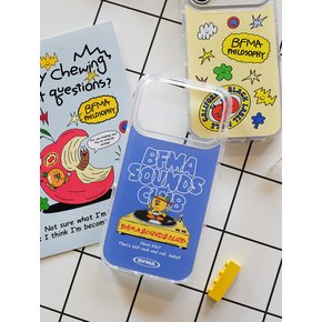 BFMA 사운드 클럽 블루 젤하드 폰케이스