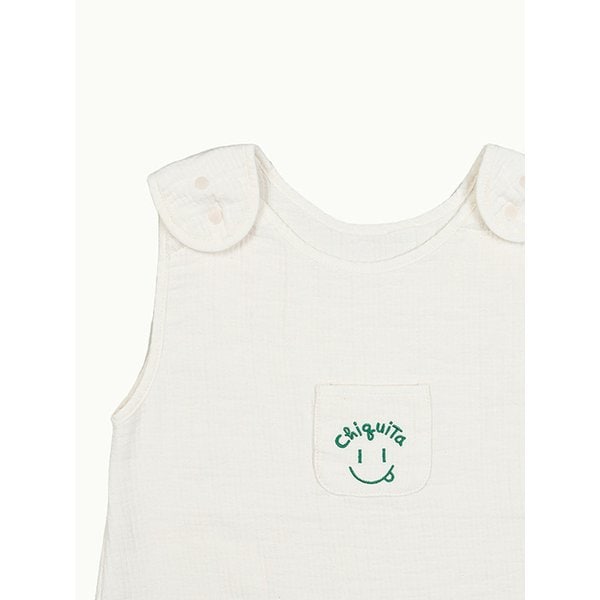 베이비 수면 조끼 (트리플코튼) 크림 241006SCR