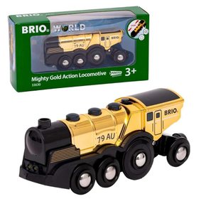 BRIO WORLD 브리오월드 마이티 골드 액션 기관차 33630