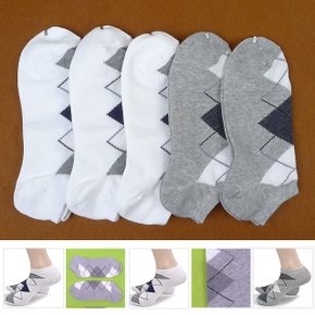 남자 발목양말(아가일)