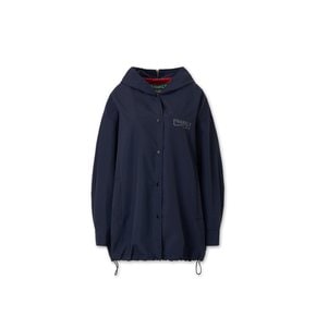 Frankly Hood Point Nylon Jacket, Navy