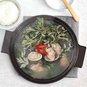 [춘백이네] 바지락쑥국세트 (바지락 500g+쑥 50g)