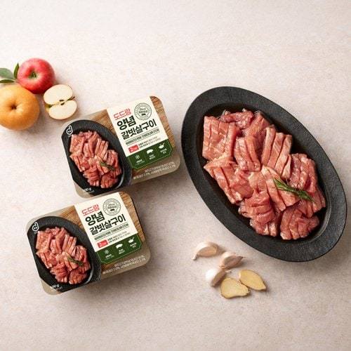 [SSG] [쓱7클럽] 양념갈빗살구이 500g*2팩 (냉동)