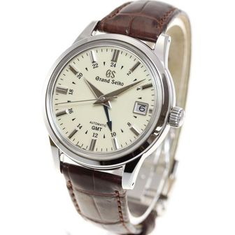  일본 몽블랑 시계 Grand Seiko GMT SBGM221 Mens Mechanical Automatic 워치 Belt Type 1634118