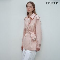 EDITED [26SS 최신상] 에디티드  에센셜 트렌치 하프 코트