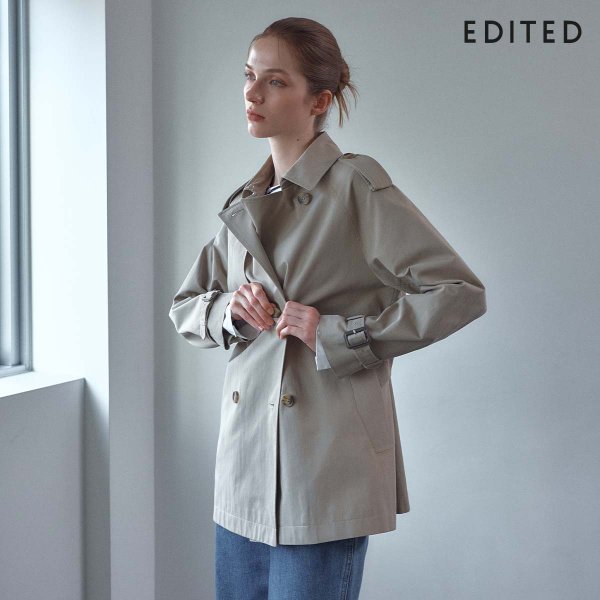 [26SS 최신상] 에디티드  에센셜 트렌치 하프 코트