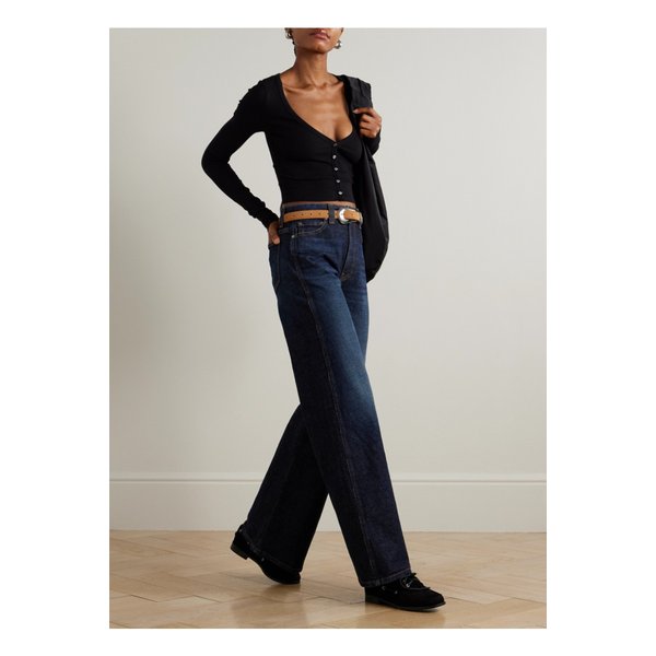 에턴 골지 스트레치 코튼 모달 혼방 가디건 블랙 46376663162904382