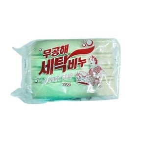 원룸살림 무공해재활용 비누 350G 찌든때세탁비누 빨래표백비누