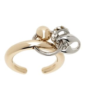저스틴 클렌퀏 에이미 링 AIMEE RING GOLD & PALLADIUM Gold & Palladium