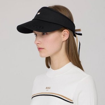 BOSS GOLF 보스골프 BWC 컬러 리본 바이저 WOMAN BLACK