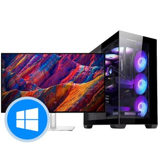 포유컴퓨터 [FORYOUCOM] 7500F_RTX 4060 Ti 윈도우 + 모니터 포함 조립PC 컴퓨터 데스크탑