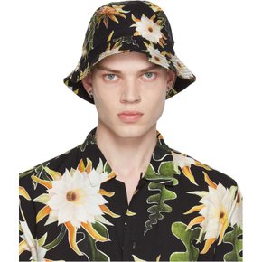 블랙 에피필럼 버킷햇 EPIPHYLLUM BUCKET HAT BLACK