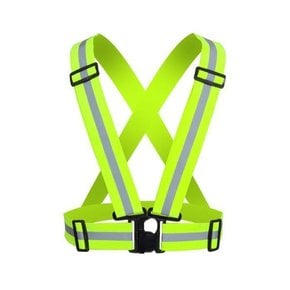 신호수 공사 현장 안전 형광 X자밴드 조끼 LM-0805 (44229071)