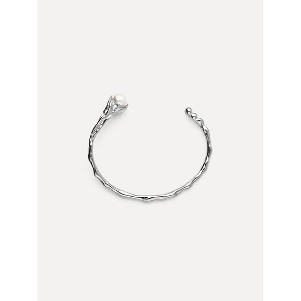 Ocean Muse - Flowing Pearl Bangle (gold)