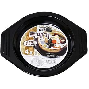 플라스틱 뚝배기받침 냄비 돌솥 전골 다용도 가마솥 무쇠 뚝배기 4호 1p X ( 3매입 )